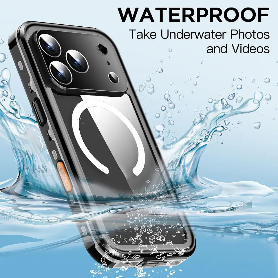 Carcasa Blindada Para iPhone 17 Pro / 17 Pro Max Waterproof 7