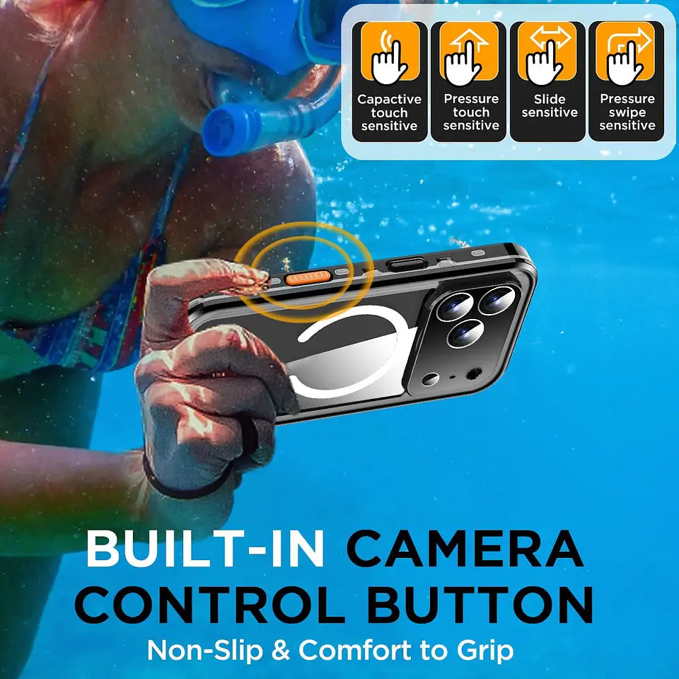 Carcasa Blindada Para iPhone 17 Pro / 17 Pro Max Waterproof 8