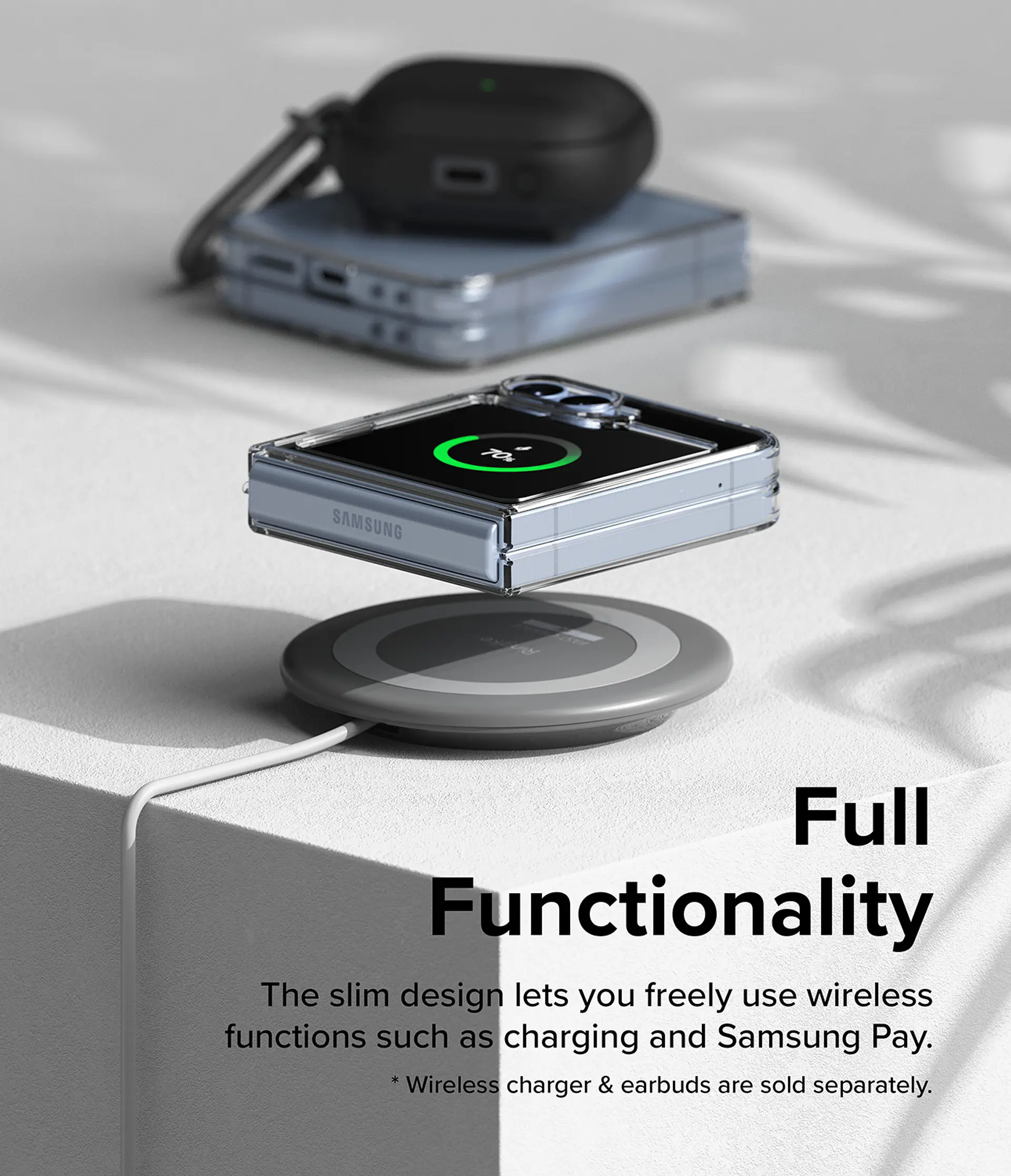 Carcasa Ringke Para Galaxy Z Flip 7 FE / 6 Fusion 8