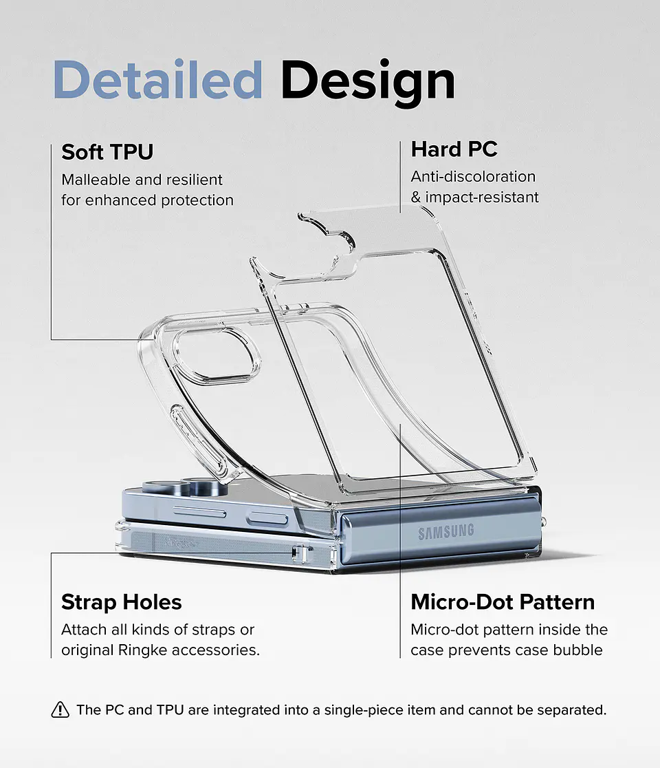 Carcasa Ringke Para Galaxy Z Flip 7 FE / 6 Fusion 9