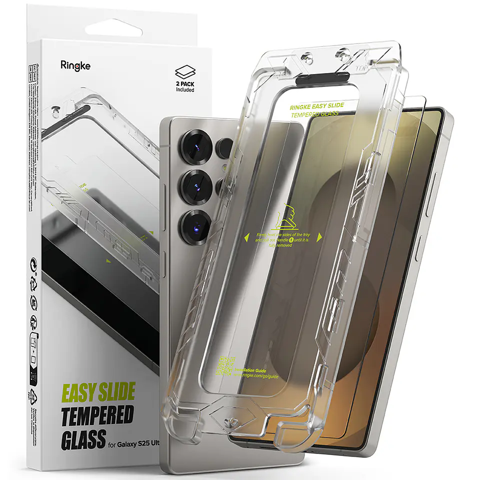 Lamina Pantalla Ringke Para Galaxy S25 Ultra (Pack 2) 1