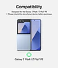 Lamina Protectora Ringke Para Galaxy Z Flip 7 FE / 6 (3 en 1)  - Miniatura 10