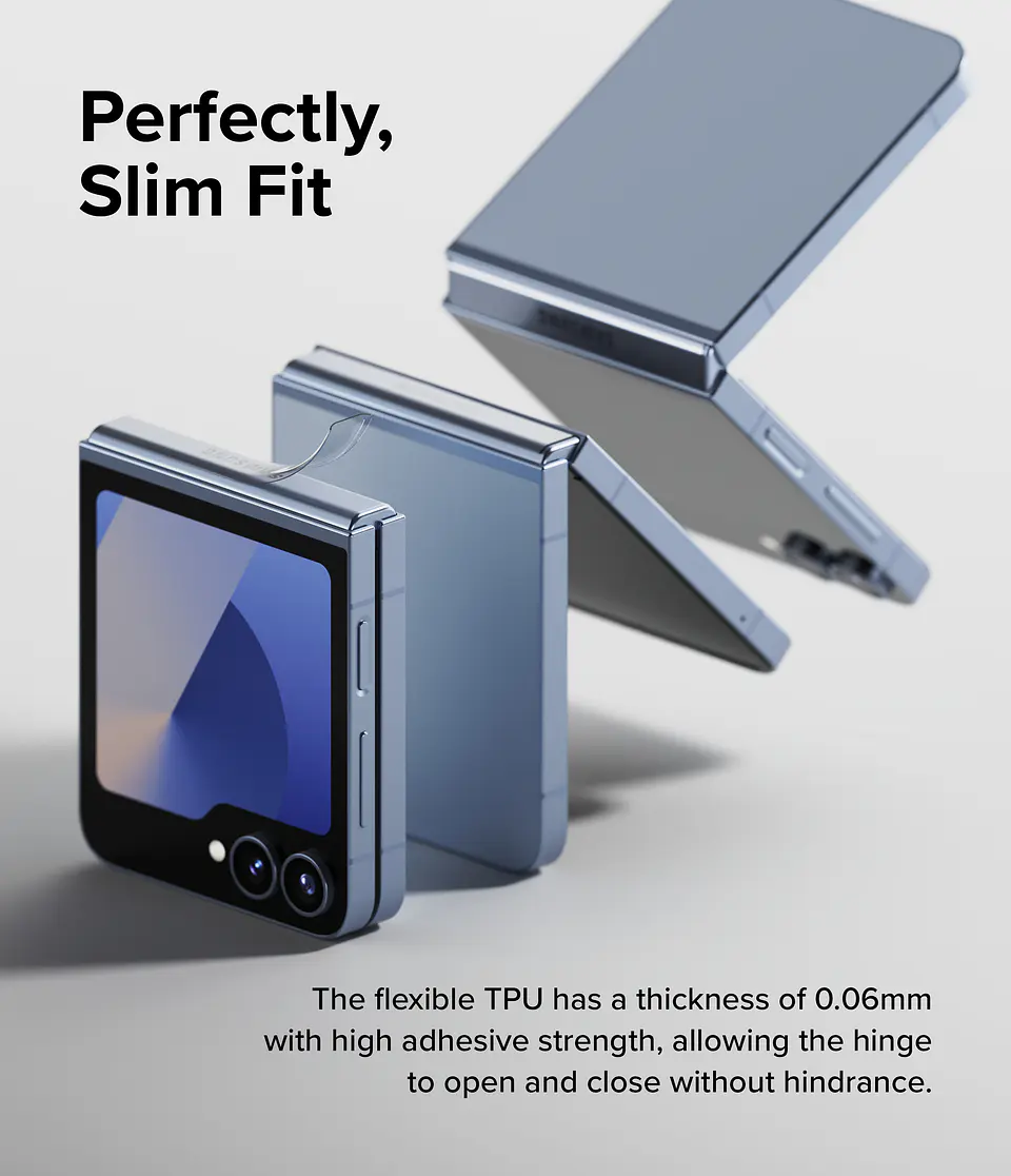 Lamina Protectora Ringke Para Galaxy Z Flip 7 FE / 6 (3 en 1)  3