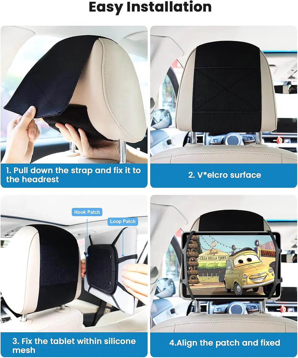 Soporte Universal de Tablet Para Auto Silicona 4