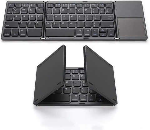 Teclado Plegable Inalámbrico con Touchpad 