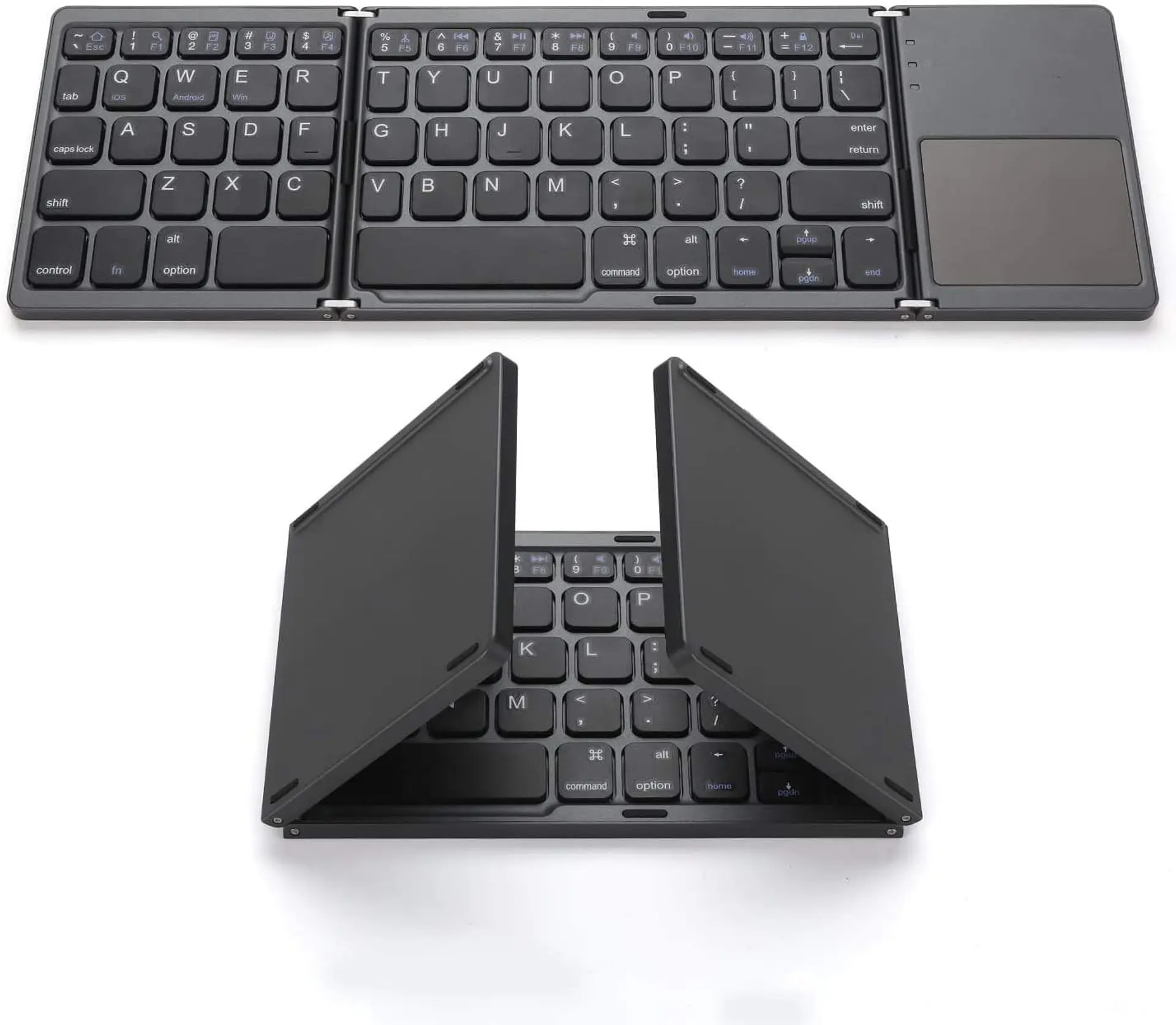 Teclado Plegable Inalámbrico con Touchpad  1