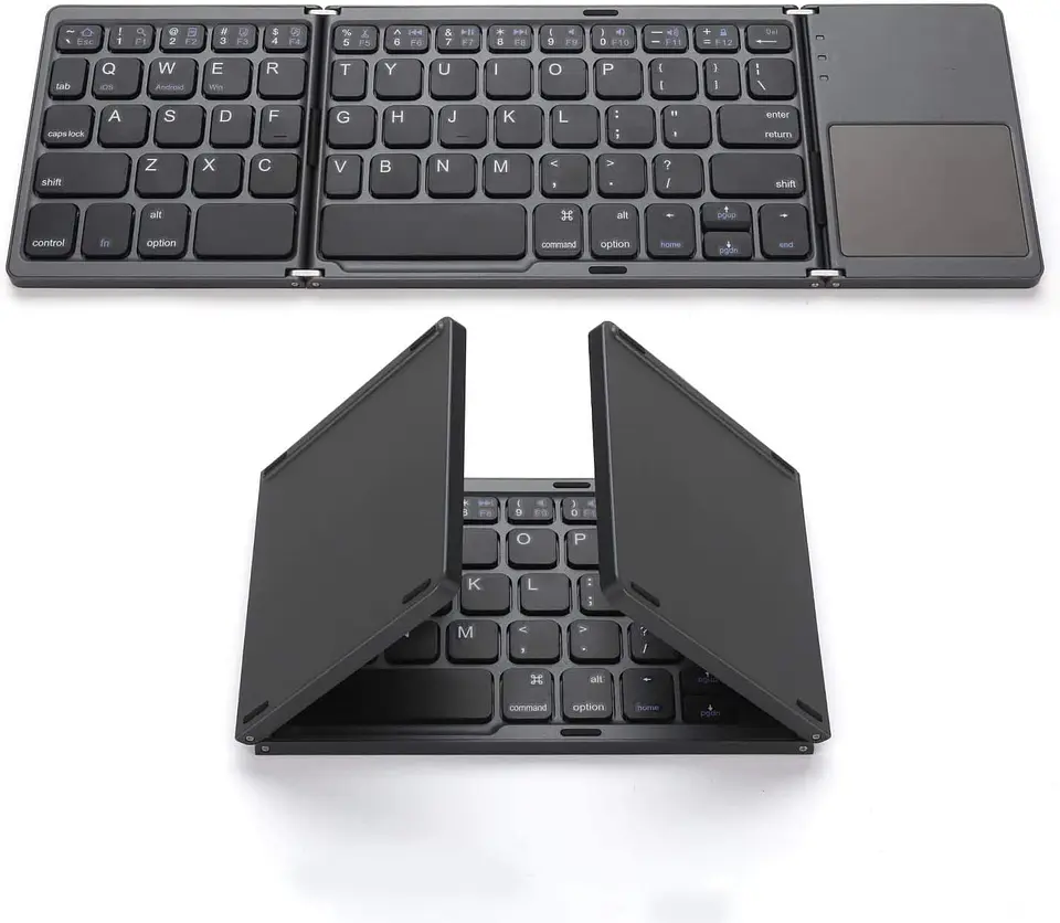 Teclado Plegable Inalámbrico con Touchpad  1