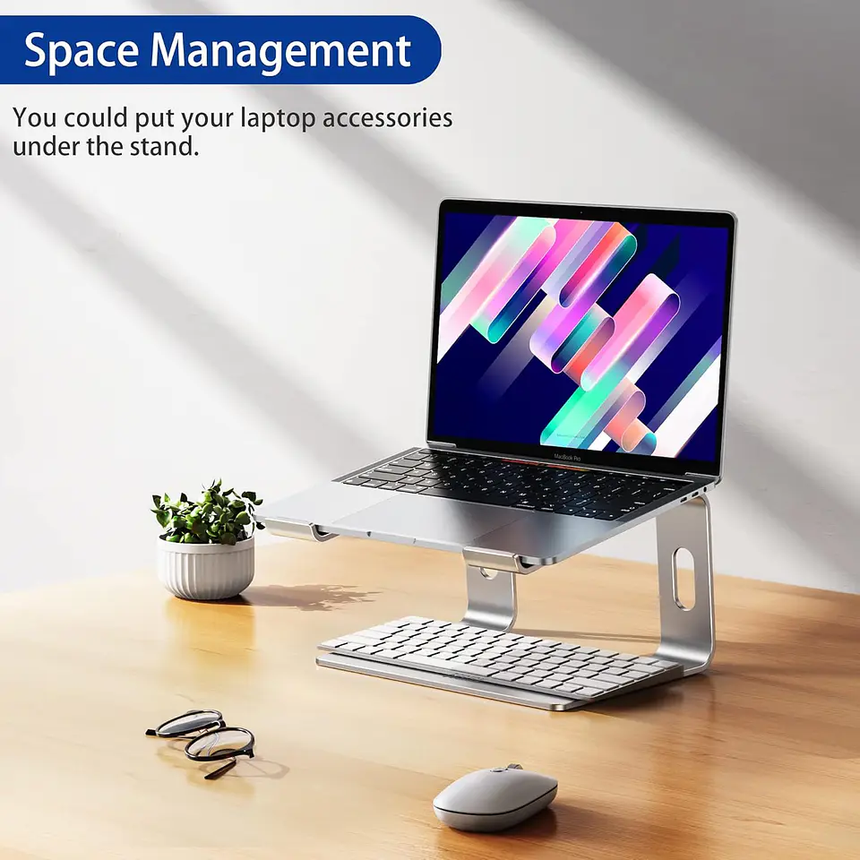 Soporte de Aluminio Para MacBook / Notebook 7
