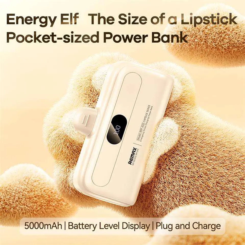 Bateria Cargador Portatil 5000mAh Tipo C  6