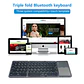 Teclado Plegable Inalámbrico con Touchpad  - Miniatura 2