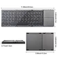 Teclado Plegable Inalámbrico con Touchpad  - Miniatura 8