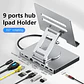 Soporte Ajustable 360° Para Macbook Con Hubs 9 en 1 - Miniatura 2