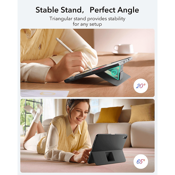 Teclado ESR Flex para iPad 11 / 10 Gen A16  8