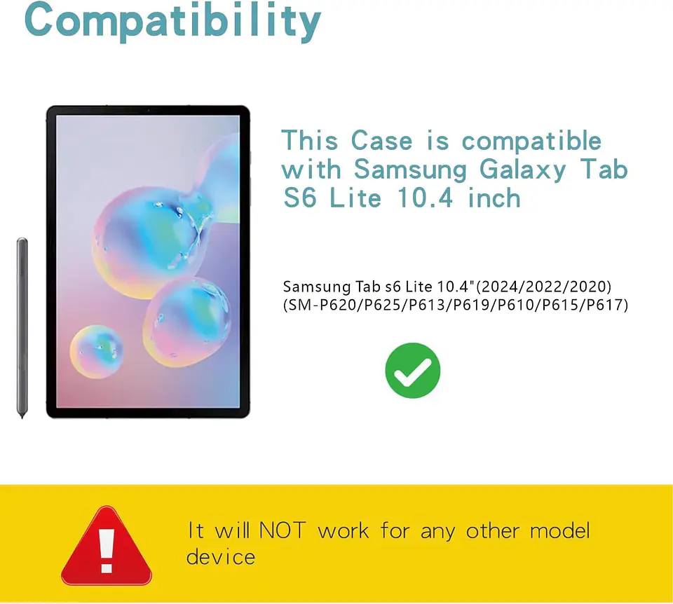 Funda Con Teclado Para Samsung Galaxy Tab S6 Lite 2