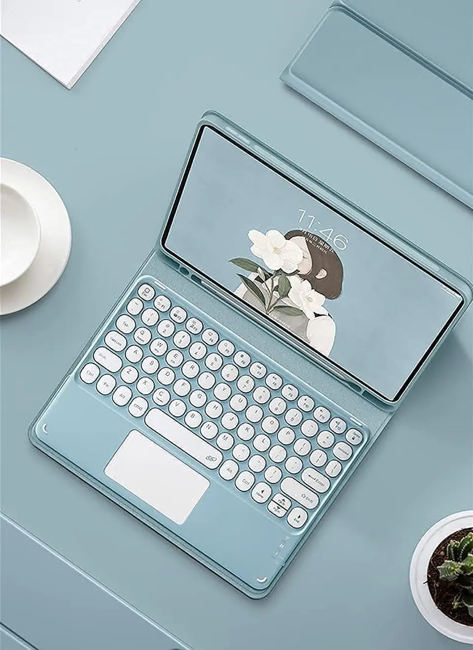 Funda Con Teclado Para Samsung Galaxy Tab S6 Lite 8