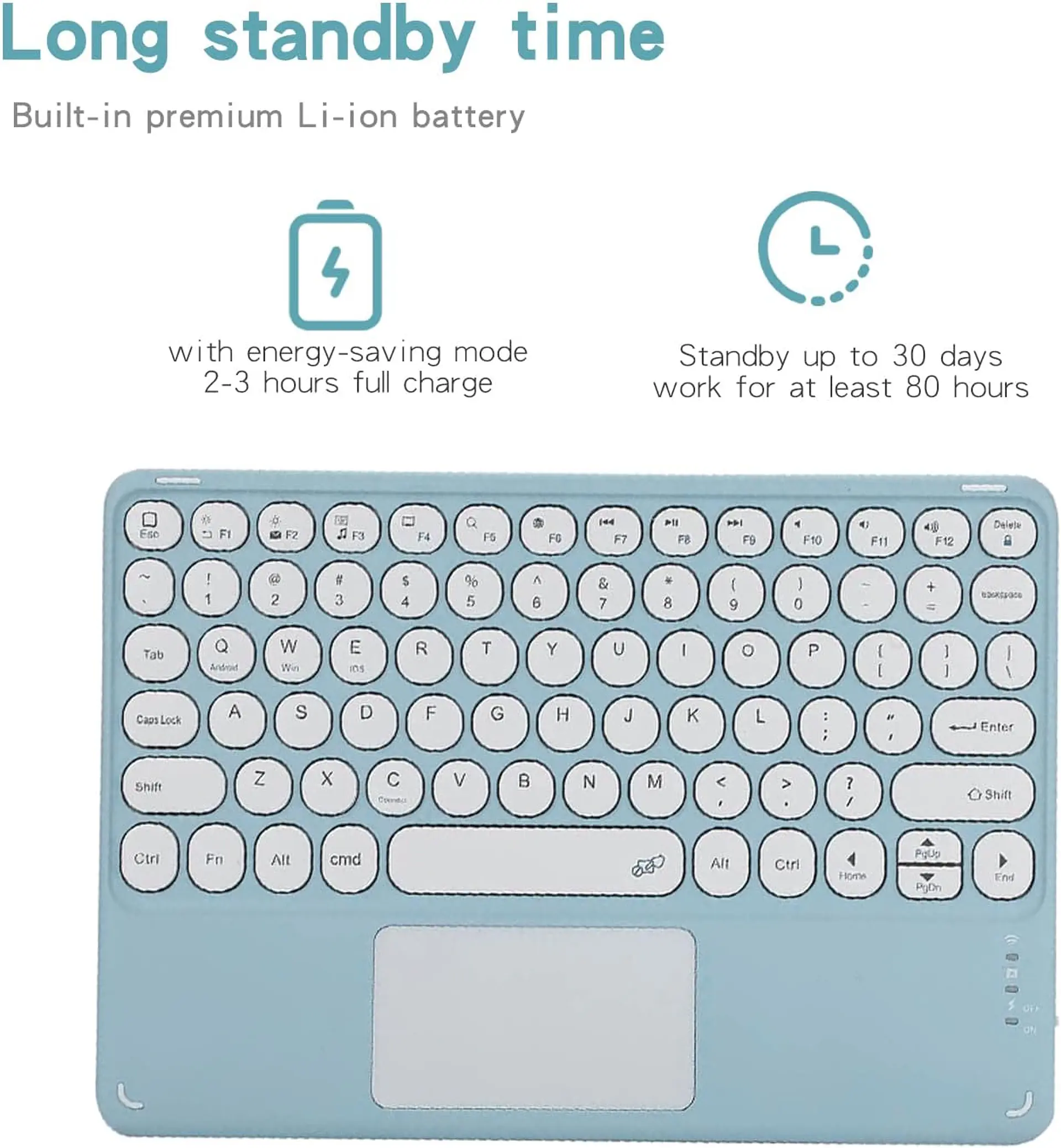 Funda Con Teclado Para Samsung Galaxy Tab S6 Lite 6