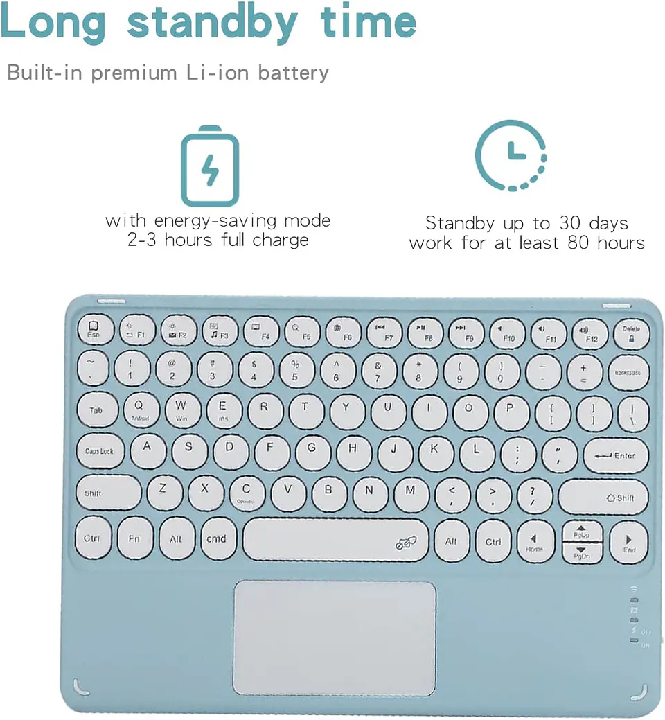 Funda Con Teclado Para Samsung Galaxy Tab S6 Lite 6