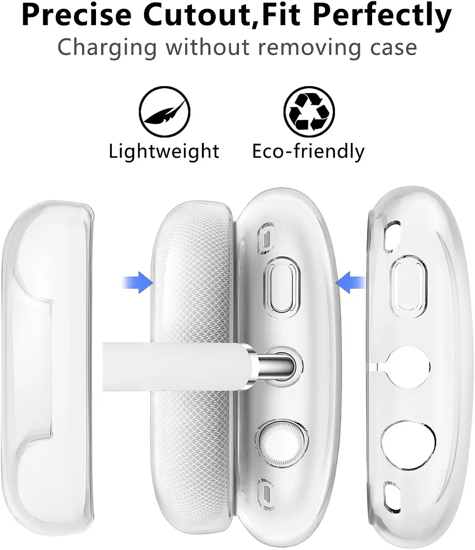 Protector Para Airpods Max 3 en 1 Transparente 2