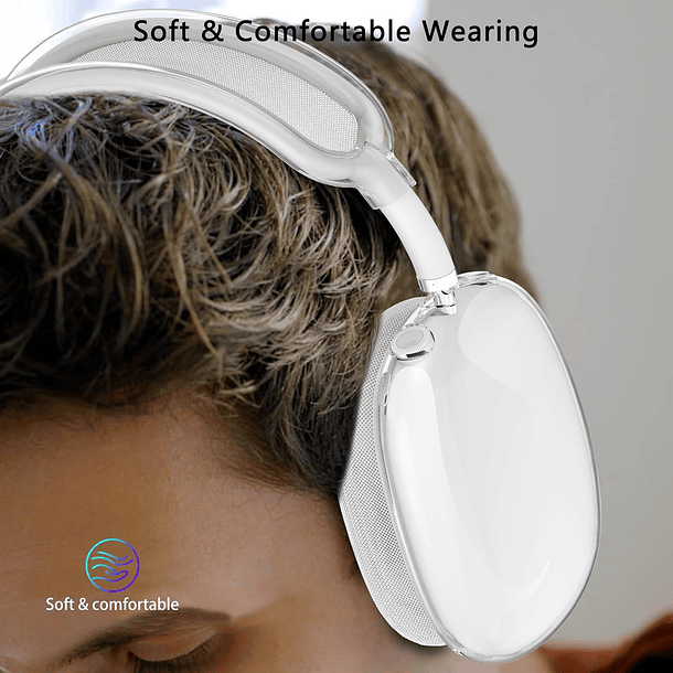 Protector Para Airpods Max 3 en 1 Transparente 6