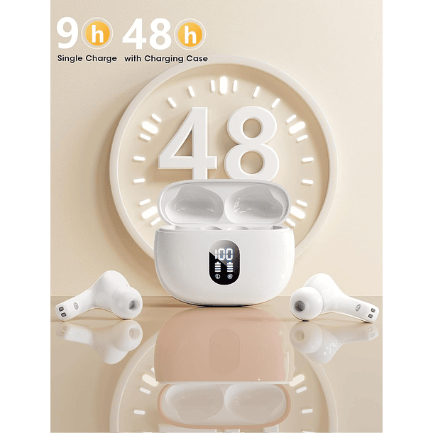 Audifonos Bluetooth Inalambricos 5.3 Hi-FI Para iPhone / Samsung  2