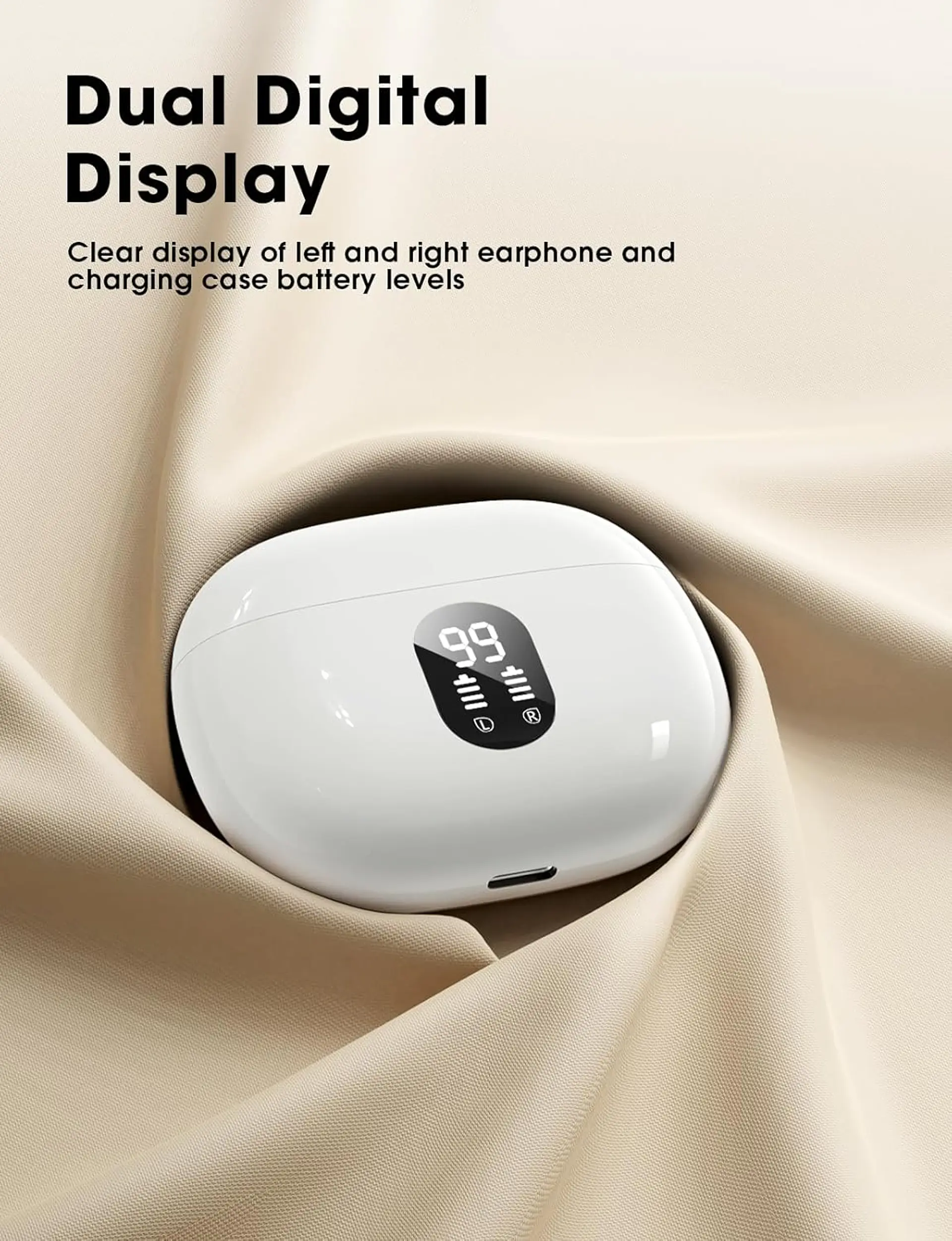 Audifonos Bluetooth Inalambricos 5.3 Hi-FI Para iPhone / Samsung  6