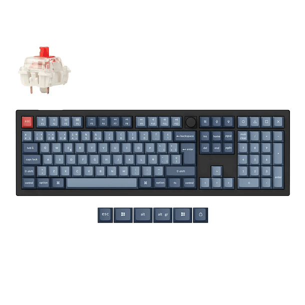 Teclado Gamer Inalámbrico Keychron V6 Max Español 1