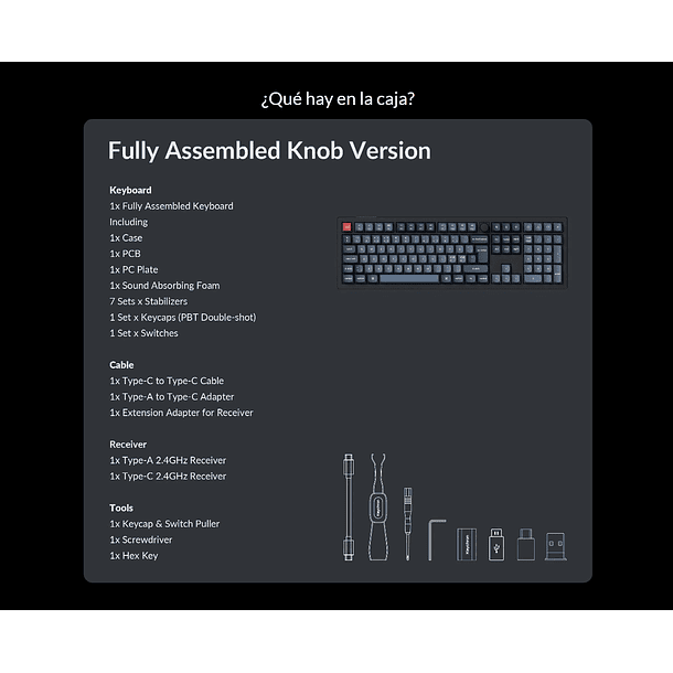 Teclado Gamer Inalámbrico Keychron V6 Max Español 9