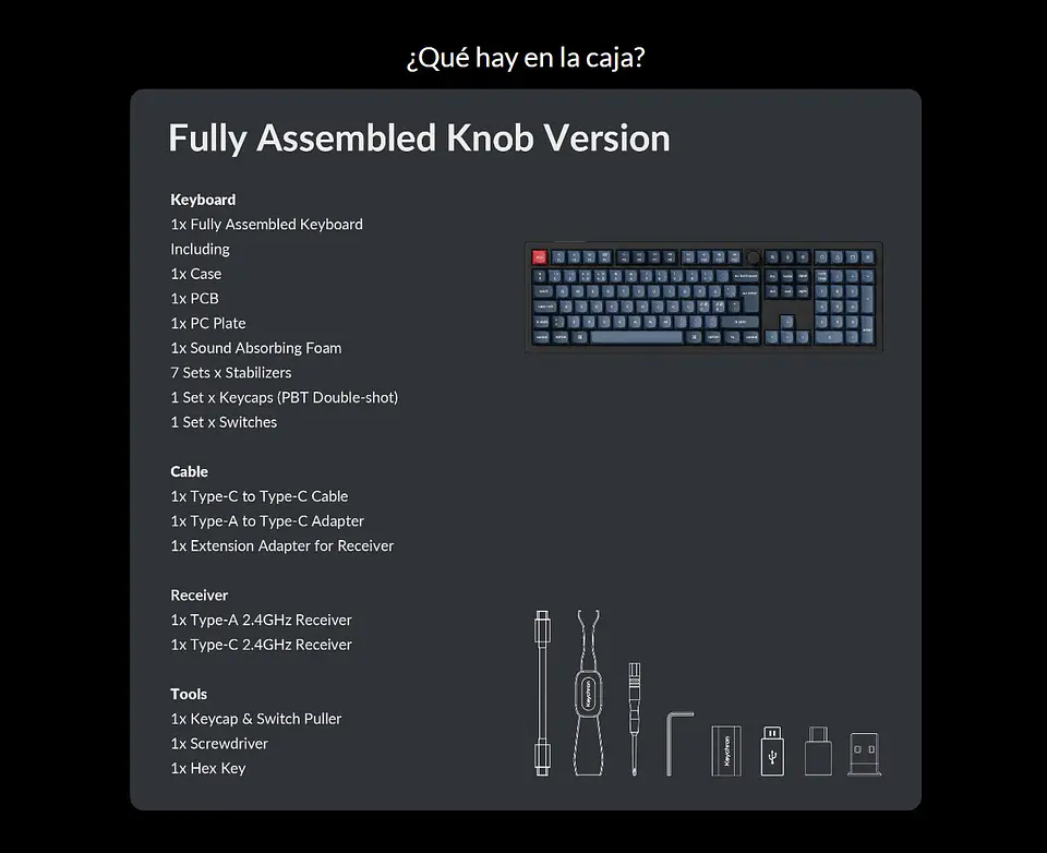 Teclado Gamer Inalámbrico Keychron V6 Max Español 9