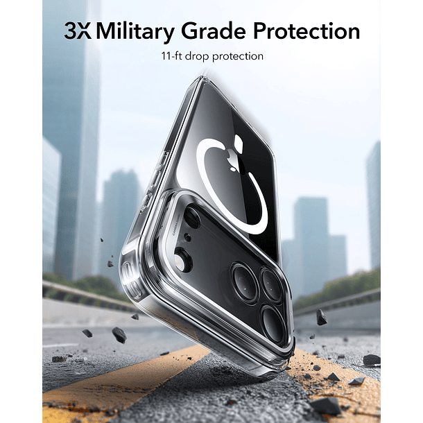 Carcasa ESR Para iPhone 17 Pro Max Hybrid Stash Stand 6