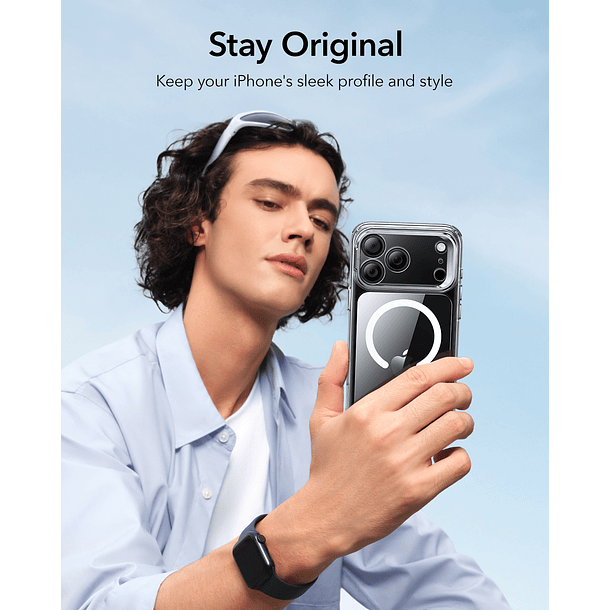 Carcasa ESR Para iPhone 17 Pro Max Hybrid Stash Stand 8