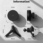 Cargador Ringke Magnético Para Auto Qi2 Peltier 11