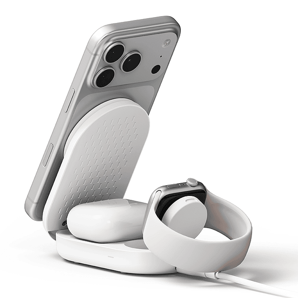 Stand de Carga Inalámbrica Ringke Qi2 25W 3 en 1 Magnético Plegable 1