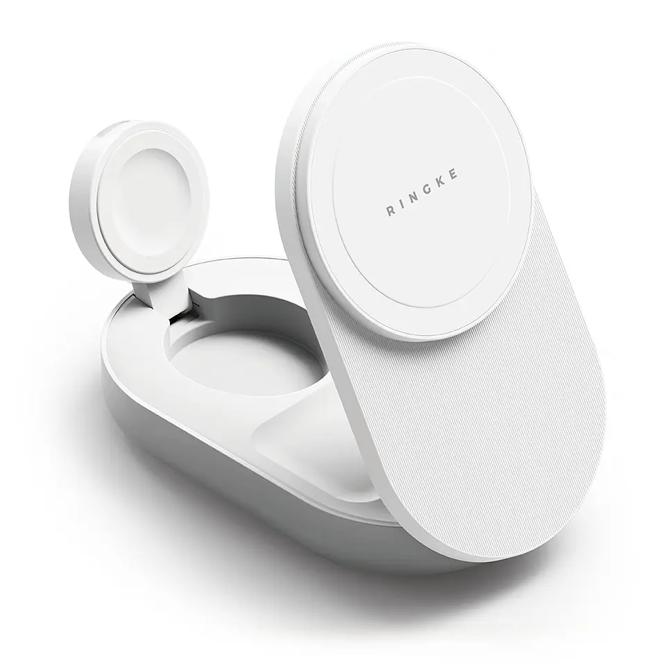 Stand de Carga Inalámbrica Ringke Qi2 25W 3 en 1 Magnético Plegable 2
