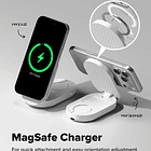 Stand de Carga Inalámbrica Ringke Qi2 25W 3 en 1 Magnético Plegable 5