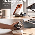 Stand de Carga Inalámbrica Ringke Qi2 25W 3 en 1 Magnético Plegable 6