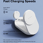 Stand de Carga Inalámbrica Ringke Qi2 25W 3 en 1 Magnético Plegable 8