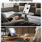 Funda ESR con Teclado Desmontable Para iPad Air 11 (M3/M2) Air 10.9 (4/5ta Gen) Shift 5