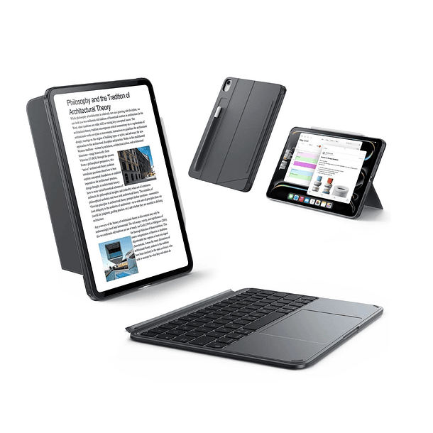 Funda ESR con Teclado Desmontable Para iPad Air 11 (M3/M2) Air 10.9 (4/5ta Gen) Shift 2