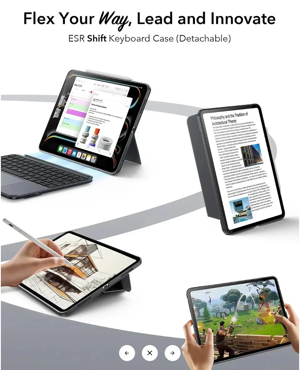 Funda Con Teclado ESR Shift Para iPad Air 11 (M4/M3/M2) Air 10.9 (4/5ta Gen) Shift 4