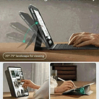 Funda ESR con Teclado Desmontable Para iPad Air 11 (M3/M2) Air 10.9 (4/5ta Gen) Shift 8