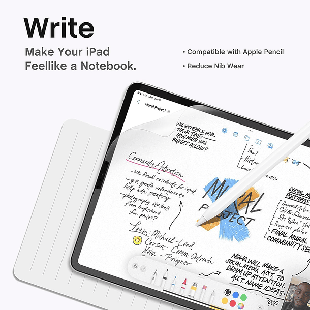 Paperfeel Lamina Sensación Papel para Galaxy Tab S10 Lite 5