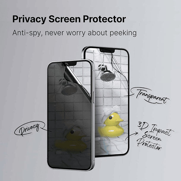 Lamina Protectora Anti Espia RhinoShield Para iPhone 17 / 17 Pro / 16 Pro 2