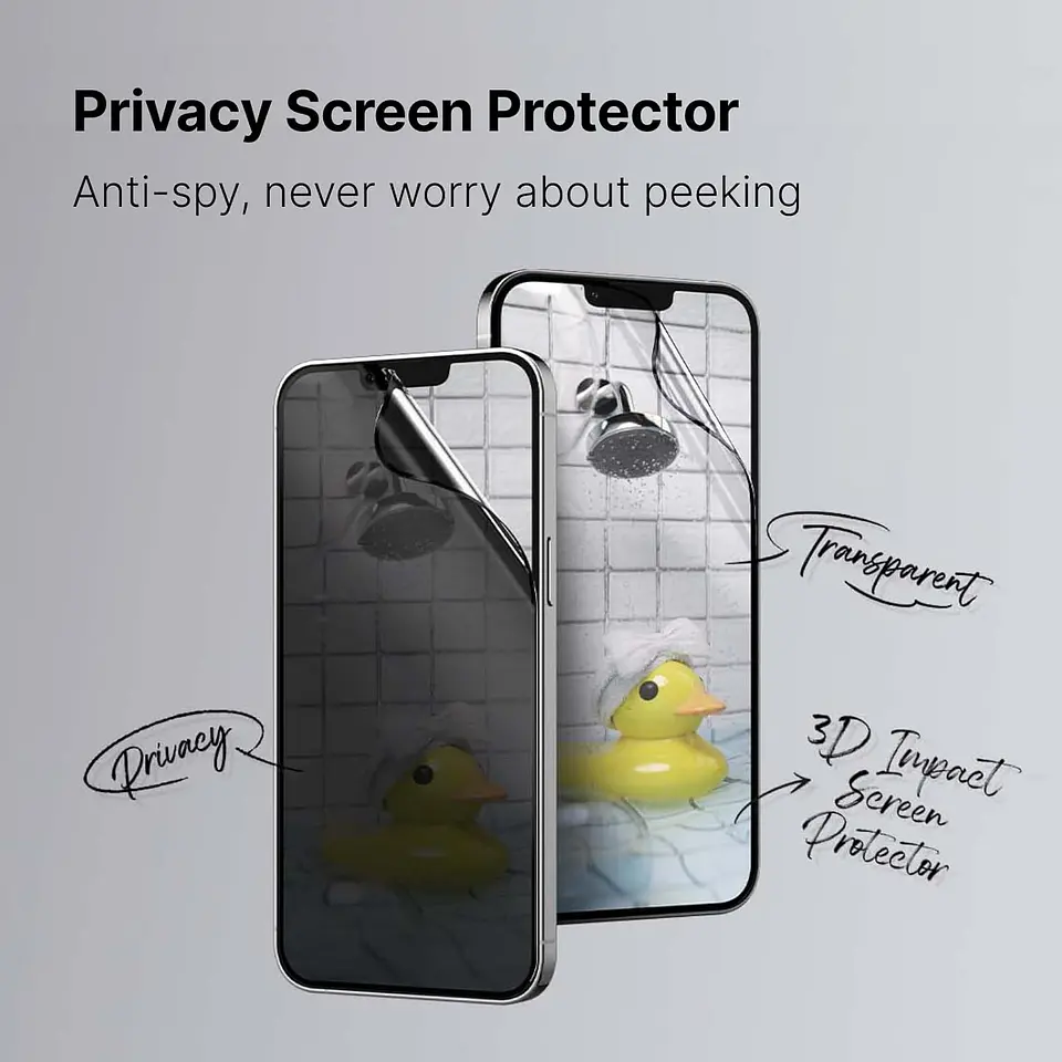 Lamina Anti Espia RhinoShield Para iPhone 17 / 17 Pro Max / 16 Pro Impact Protector PRO 2