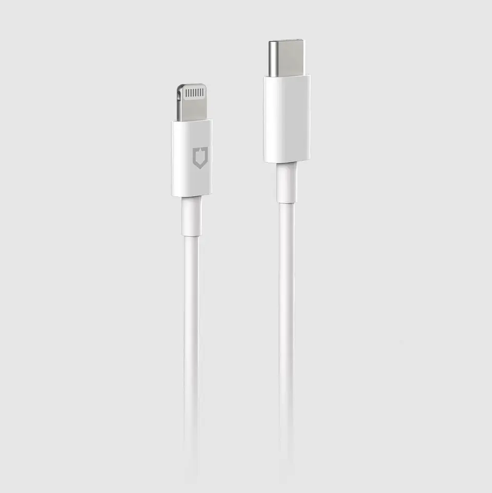 Cable RhinoShield Carga Rápida MFI Lightning a USB-C (1 Metro) 2