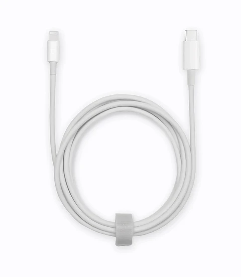 Cable RhinoShield Carga Rápida MFI Lightning a USB-C (1 Metro)