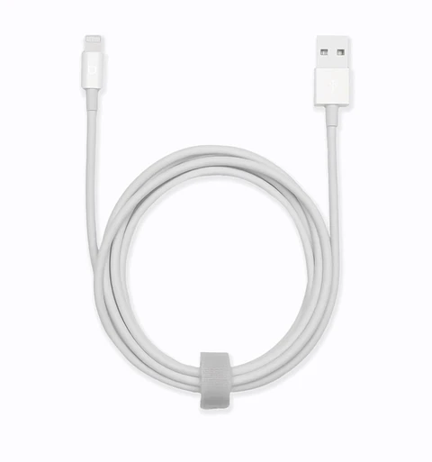 Cable RhinoShield Carga Rápida MFI Lightning a USB-A (1 Metro) 