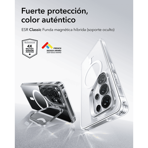 Carcasa ESR Para Galaxy S26 Ultra Hybrid Stash Stand 3