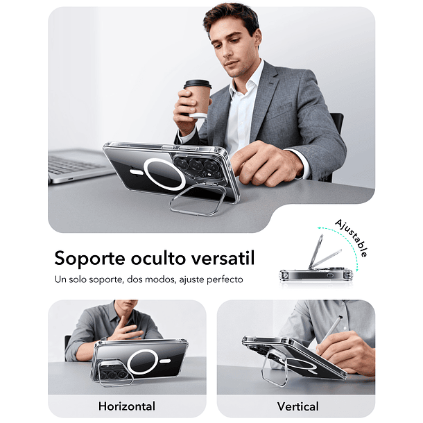 Carcasa ESR Para Galaxy S26 Ultra Hybrid Stash Stand 5