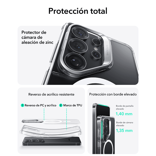 Carcasa ESR Para Galaxy S26 Ultra Hybrid Stash Stand 7