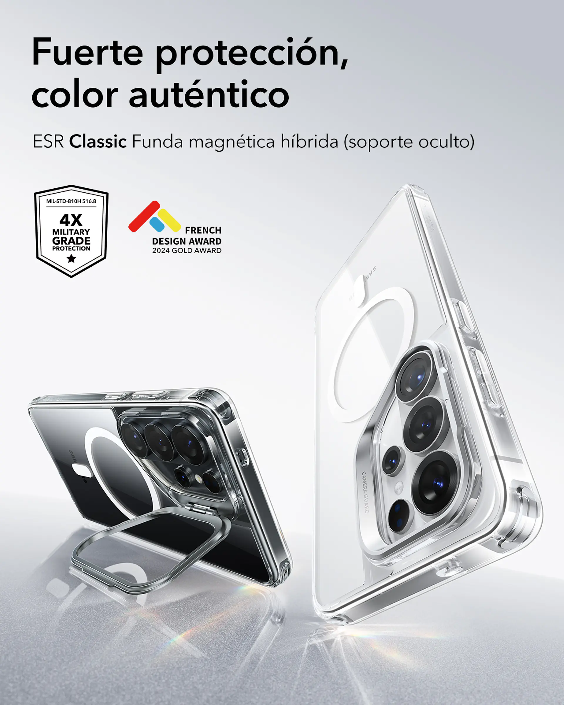 Carcasa ESR Para Galaxy S26 Hybrid Stash Stand 7